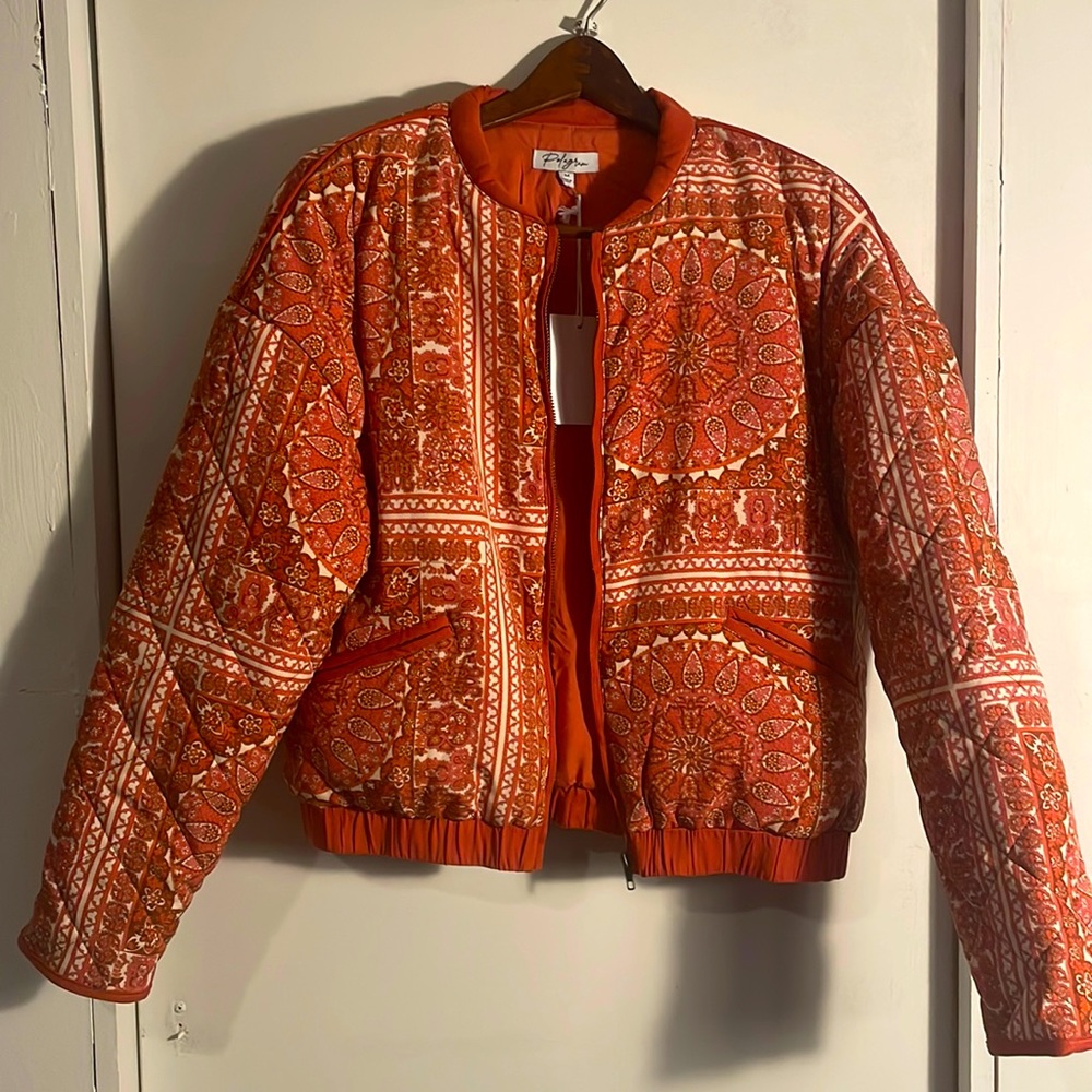 Red mandala jacket